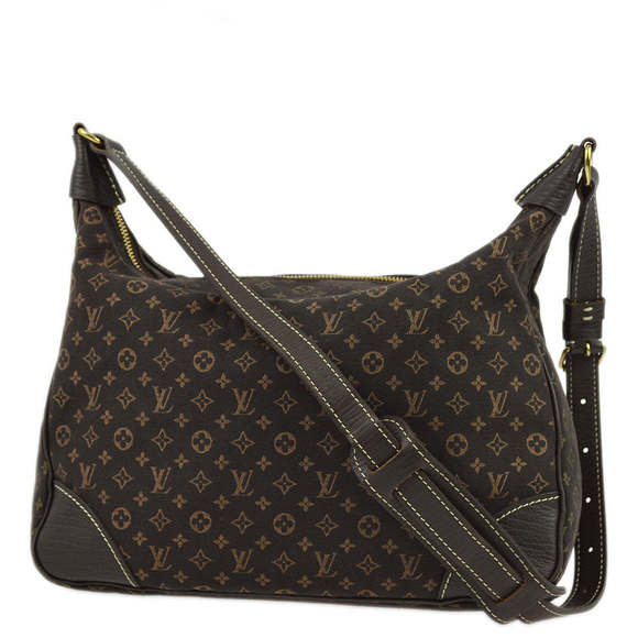 LOUIS VUITTON 2006 Brown Monogram Mini Lin Boulogne Shoulder Bag M95225 192495 - Picture 2 of 10